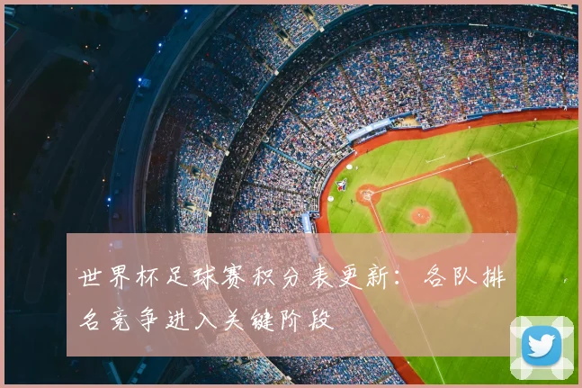 世界杯足球赛积分表更新：各队排名竞争进入关键阶段